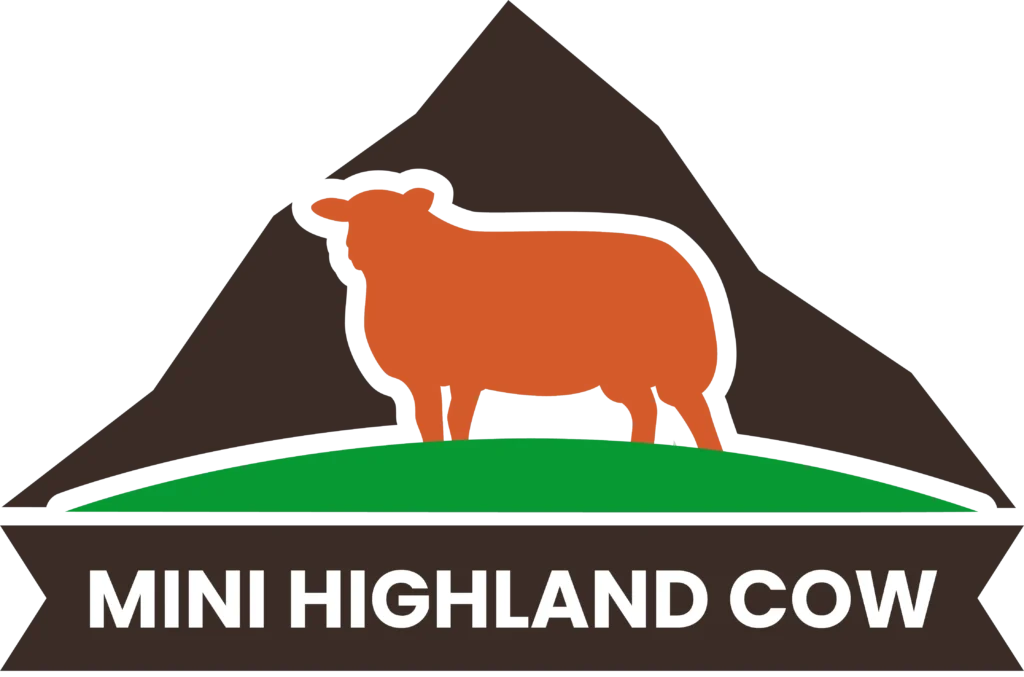 Mini Highland Cow logo