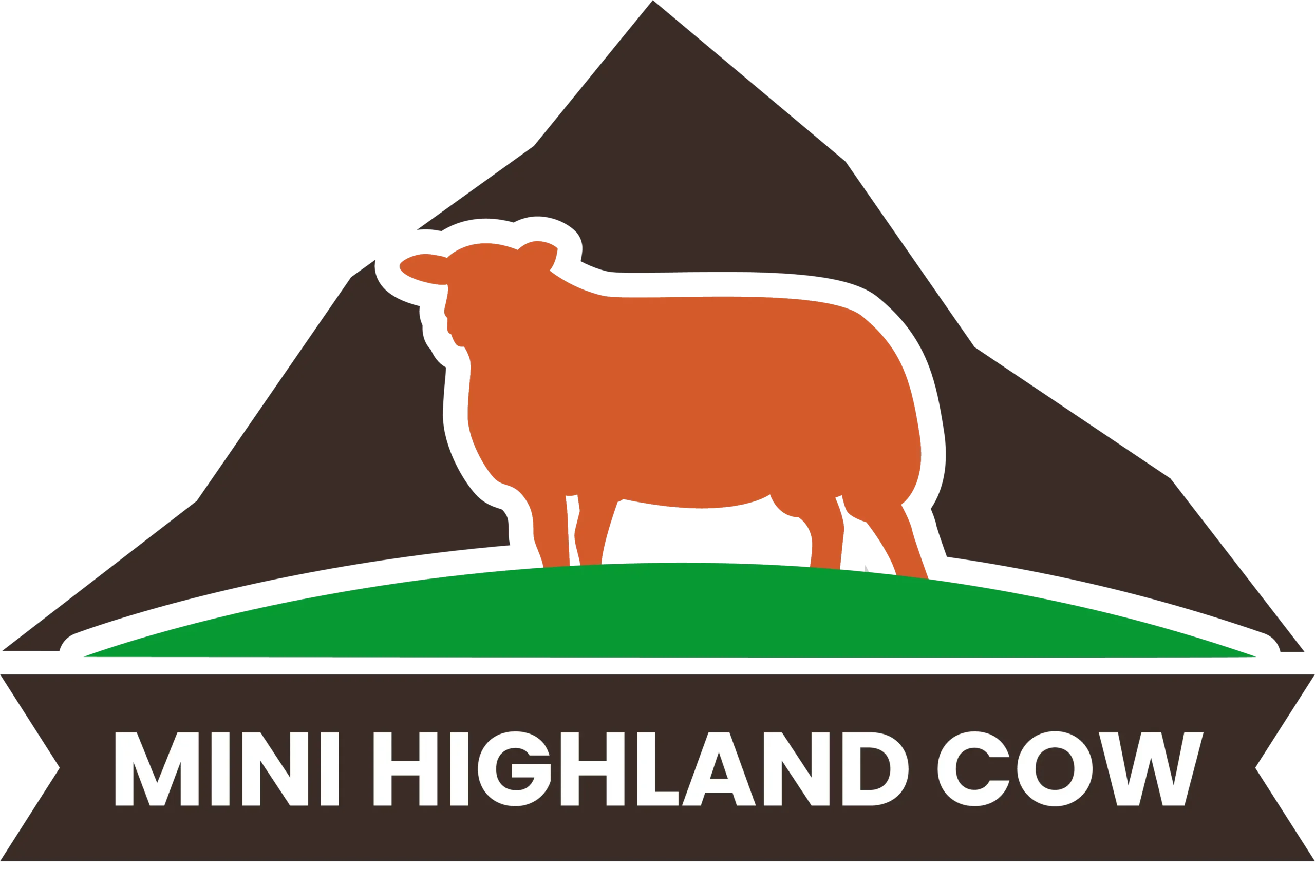 Mini Highland Cow logo